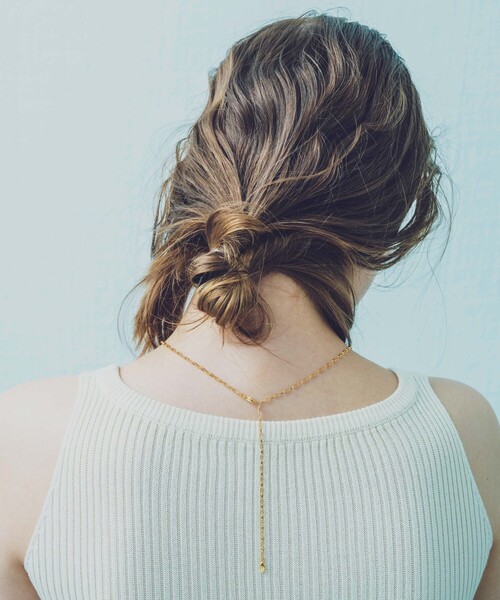 ete（エテ）の「○チェーンネックレス（ネックレス・レディース・イエローゴールド・FREE）」の5枚目の写真