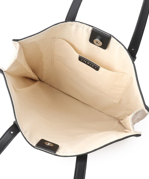 INDIVI（インディヴィ）の「◆【A4収納可能】リネンミックストート（トートバッグ・レディース・ホワイト系5/ブラック系4・00）」の6枚目の写真