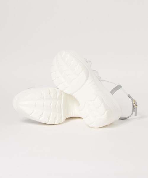 attagirl(アタガール)の「厚底ソールコードストラップサンダル(サンダル・レディース・ホワイト/ブラック/クリア・S/M/L/LL)」の14枚目の写真