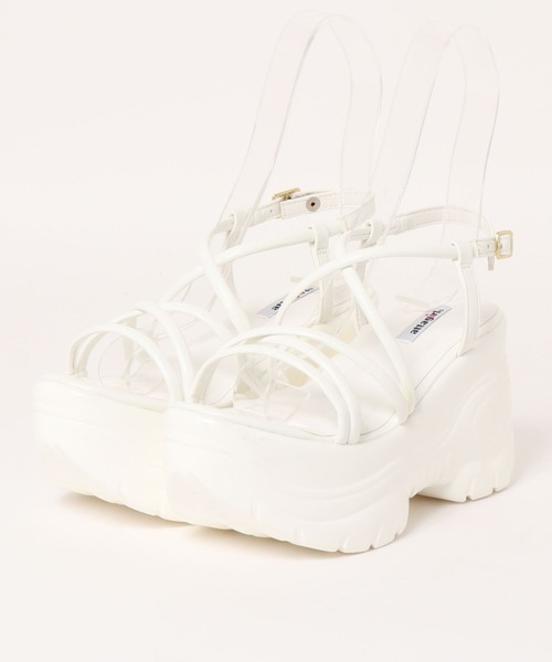 attagirl(アタガール)の「厚底ソールコードストラップサンダル(サンダル・レディース・ホワイト/ブラック/クリア・S/M/L/LL)」の18枚目の写真