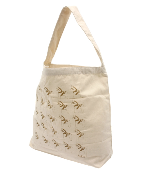 salut!(サリュ!)の「キャンバスエコバッグダーラナホース(エコバッグ/サブバッグ・レディース・ナチュラル・FREE)」の6枚目の写真