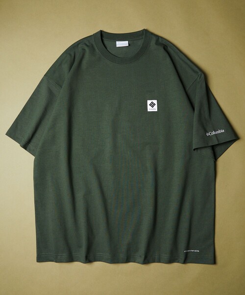 FREAK'S STORE（フリークスストア）の「WEB限定 Columbia/コロンビア インペリアルパーク バックプリントTシャツ/ビッグシルエット/PM0270（Tシャツ/カットソー・メンズ・ブラック/ホワイト系その他/ホワイト/グリーン系その他/ネイビー/グリーン/ベージュ系その他/ブラック系その他・SMALL/X-LARGE/MEDIUM/LARGE）」の15枚目の写真