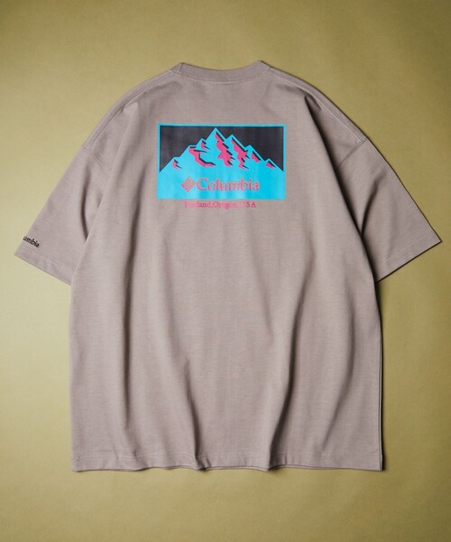 FREAK'S STORE（フリークスストア）の「WEB限定 Columbia/コロンビア インペリアルパーク バックプリントTシャツ/ビッグシルエット/PM0270（Tシャツ/カットソー・メンズ・ブラック/ホワイト系その他/ホワイト/グリーン系その他/ネイビー/グリーン/ベージュ系その他/ブラック系その他・SMALL/X-LARGE/MEDIUM/LARGE）」の18枚目の写真