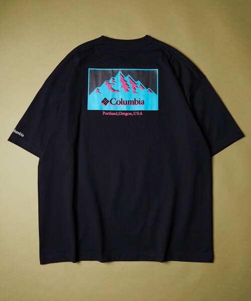 FREAK'S STORE（フリークスストア）の「WEB限定 Columbia/コロンビア インペリアルパーク バックプリントTシャツ/ビッグシルエット/PM0270（Tシャツ/カットソー・メンズ・ブラック/ホワイト系その他/ホワイト/グリーン系その他/ネイビー/グリーン/ベージュ系その他/ブラック系その他・SMALL/X-LARGE/MEDIUM/LARGE）」の20枚目の写真