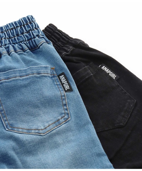 ANAP GｉRL（アナップガール）の「ハイウエストフレアパンツ（その他パンツ・キッズ・ブラック/ライトブルー・XS/M/S）」の14枚目の写真