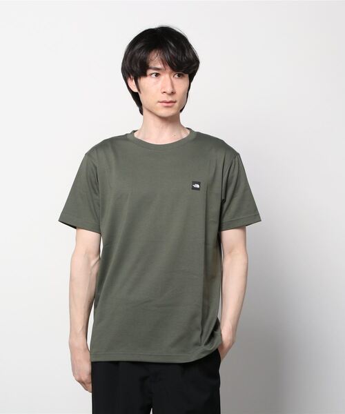THE NORTH FACE（ザノースフェイス）の「ザ ノース フェイス THE NORTH FACE S/S Small Box Logo Tee(ショートスリーブスモールボックスロゴティー)（Tシャツ/カットソー・メンズ・グリーン/ホワイト/ブラック/グレー・L/M/LL/S/3L）」の4枚目の写真