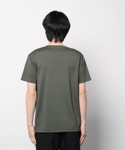 THE NORTH FACE（ザノースフェイス）の「ザ ノース フェイス THE NORTH FACE S/S Small Box Logo Tee(ショートスリーブスモールボックスロゴティー)（Tシャツ/カットソー・メンズ・グリーン/ホワイト/ブラック/グレー・L/M/LL/S/3L）」の5枚目の写真