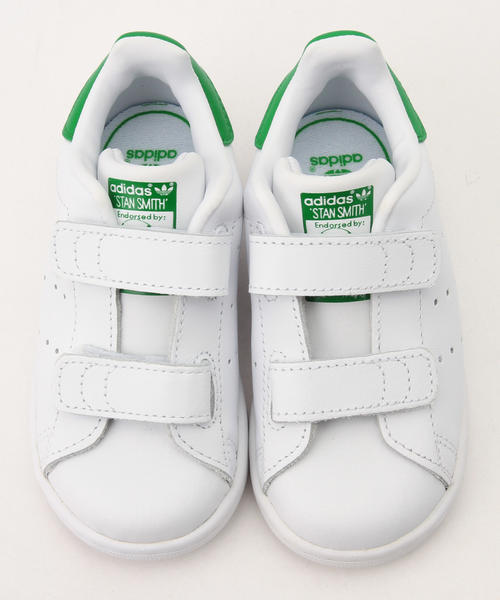 こども ビームス（コドモビームス）の「adidas / STAN SMITH CF I (12～16.5cm)（スニーカー・キッズ・ホワイト/レッド系その他・16.5/15.5/13.5/15 /16/13/14/14.5/12）」の3枚目の写真