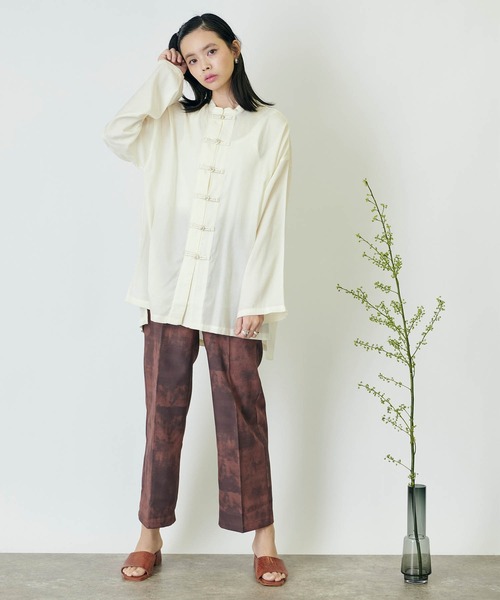 forksy.（フォルクシー）の「長袖ブラウス（シャツ/ブラウス・レディース・パープル・FREE）」の2枚目の写真