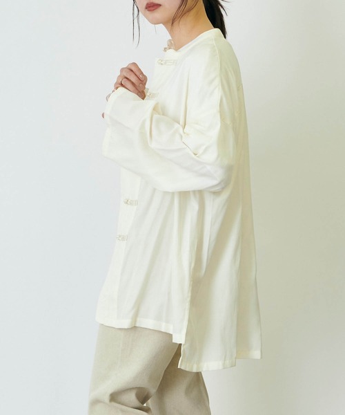 forksy.（フォルクシー）の「長袖ブラウス（シャツ/ブラウス・レディース・パープル・FREE）」の3枚目の写真