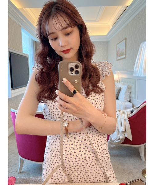 JUMELLE(ジュメロ)の「ヴィンテージフラワードレス(ワンピース・レディース・アイボリー・FREE)」の3枚目の写真