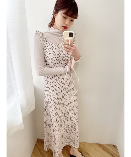 JUMELLE(ジュメロ)の「ヴィンテージフラワードレス(ワンピース・レディース・アイボリー・FREE)」の6枚目の写真