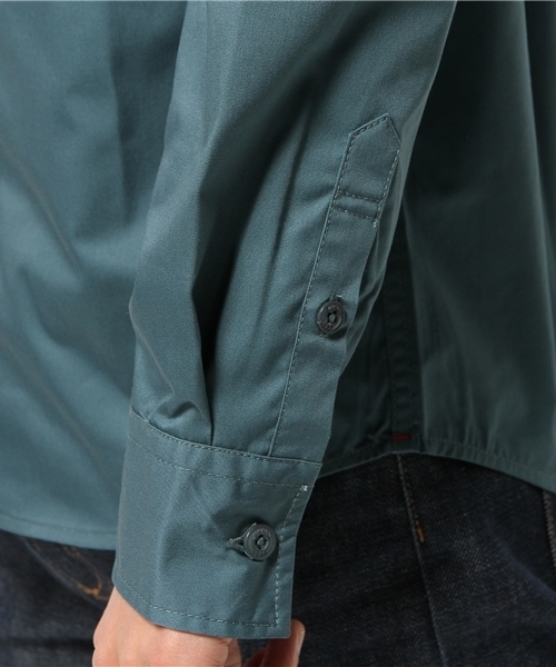 Dickies（ディッキーズ）の「TCツイルアメリカンプリントワークシャツ（シャツ/ブラウス・メンズ・イエロー/グリーン系その他/ブラック/ネイビー・LARGE/MEDIUM/X-LARGE）」の12枚目の写真