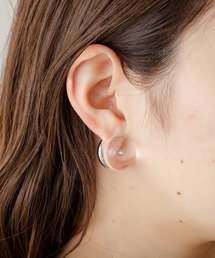 Chico | 2wayクリアボタンピアス(ピアス（両耳用）)