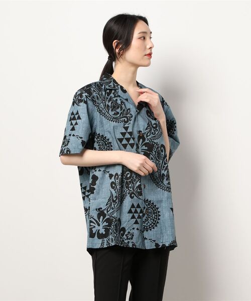 tone（トーン）の「【ROBERT J.CLANCEY/ロバート・ジェイ・クランシー】BROADCLOTH TRADITIONAL ALOHA SHIRT(UN)（シャツ/ブラウス・レディース・その他1/その他2/その他3/その他4/その他5/その他6/その他7/その他8/その他9/その他10/その他11/その他12/その他13/その他15/その他16/その他17/その他18・SMALL/MEDIUM/LARGE）」の13枚目の写真