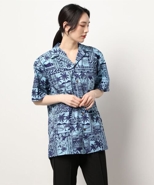 tone（トーン）の「【ROBERT J.CLANCEY/ロバート・ジェイ・クランシー】BROADCLOTH TRADITIONAL ALOHA SHIRT(UN)（シャツ/ブラウス・レディース・その他1/その他2/その他3/その他4/その他5/その他6/その他7/その他8/その他9/その他10/その他11/その他12/その他13/その他15/その他16/その他17/その他18・SMALL/MEDIUM/LARGE）」の17枚目の写真