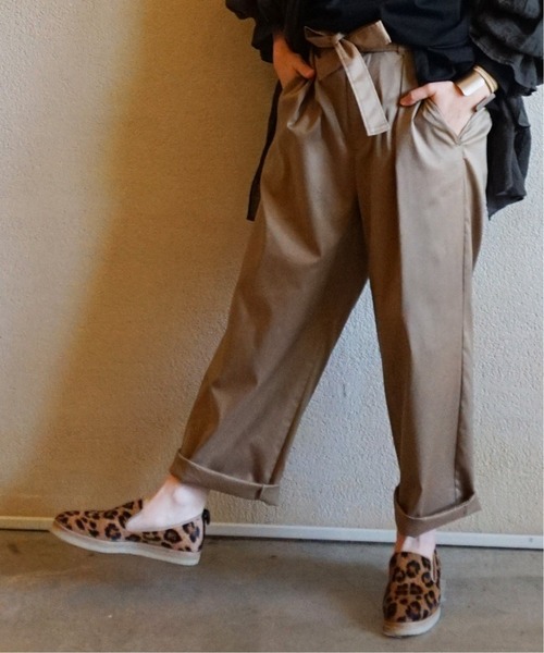 近年モデル　ジャーナルスタンダードラックス　シャンブレーツイル テーパーPT JOURNAL STANDARD LUXE（ジャーナルスタンダード ラックス）の