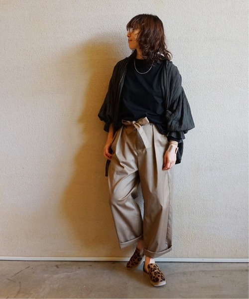 近年モデル　ジャーナルスタンダードラックス　シャンブレーツイル テーパーPT JOURNAL STANDARD LUXE（ジャーナルスタンダード ラックス）の