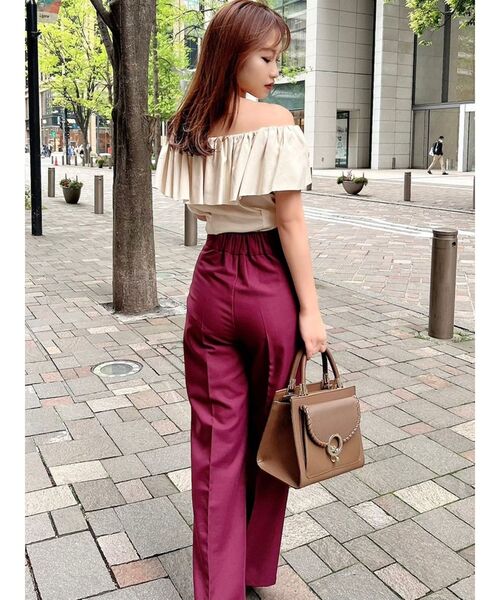 RESEXXY（リゼクシー）の「フロントボタンストレートパンツ（その他パンツ・レディース・ブラック/マスタード/パープル/その他1・FREE）」の20枚目の写真