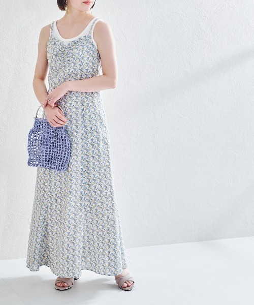 acro（アクロ）の「セットアップボレロ付きワンピース/AC1431（ワンピース・レディース・パープル/ブルー・ﾌﾘ-）」の14枚目の写真