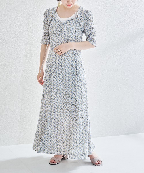 acro（アクロ）の「セットアップボレロ付きワンピース/AC1431（ワンピース・レディース・パープル/ブルー・ﾌﾘ-）」の17枚目の写真