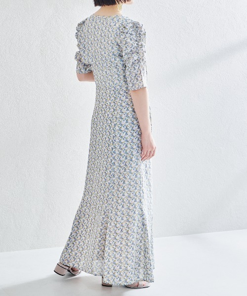 acro（アクロ）の「セットアップボレロ付きワンピース/AC1431（ワンピース・レディース・パープル/ブルー・ﾌﾘ-）」の6枚目の写真