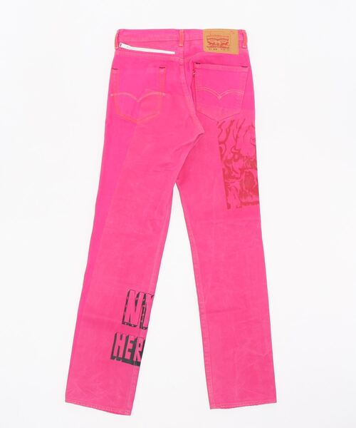HERON PRESTON LEVI'S デニムパンツ ピンクカラーデニム