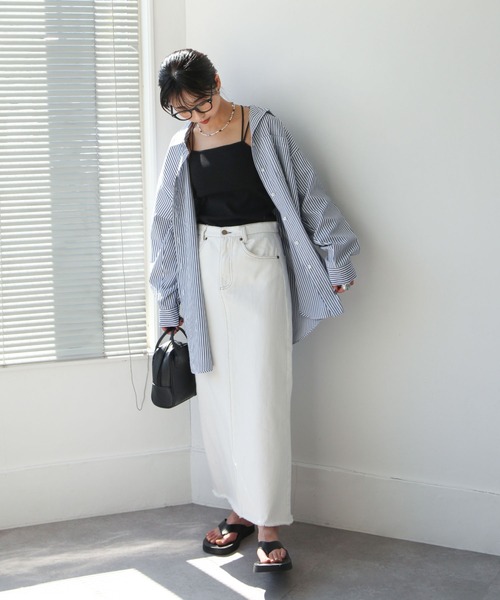 Chillfar（チルファー）の「カップインキャミソール（キャミソール・レディース・ホワイト/ブラック/ベージュ/ブラウン/オレンジ/グリーン・FREE）」の12枚目の写真