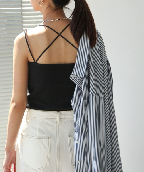 Chillfar（チルファー）の「カップインキャミソール（キャミソール・レディース・ホワイト/ブラック/ベージュ/ブラウン/オレンジ/グリーン・FREE）」の16枚目の写真