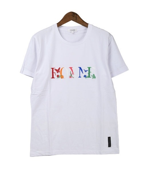 セール】グラデーション刺繍Tシャツ（Tシャツ/カットソー