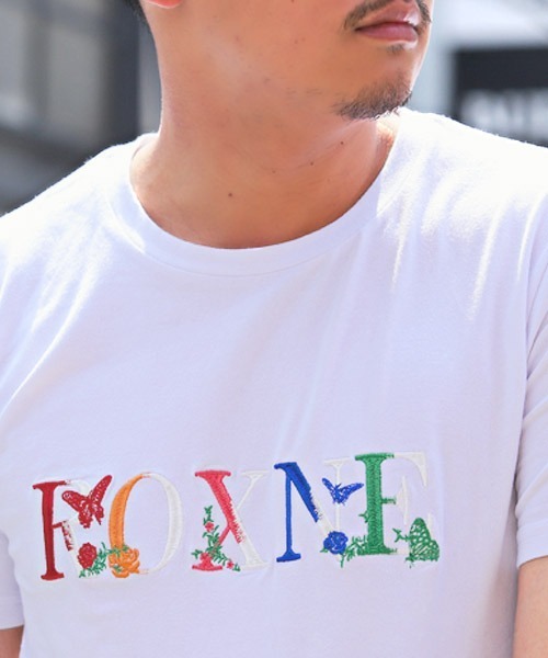 グラデーション刺繍Tシャツ（Tシャツ/カットソー）｜LUXSTYLE