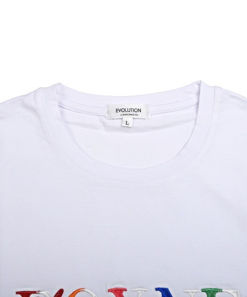 ラクエルアレグラ タイダイ グラデーション デザイン カットソー Tシャツ 0 セール】グラデーション刺繍Tシャツ（Tシャツ/カットソー
