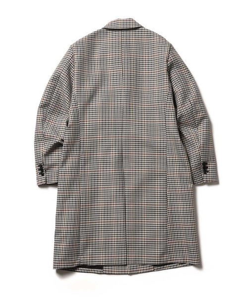 MR.OLIVE(ミスターオリーブ)の「ヴァレンシア チェック / チェスターコート(チェスターコート・メンズ・ホワイト系その他/オレンジ・SMALL/MEDIUM/LARGE)」の4枚目の写真