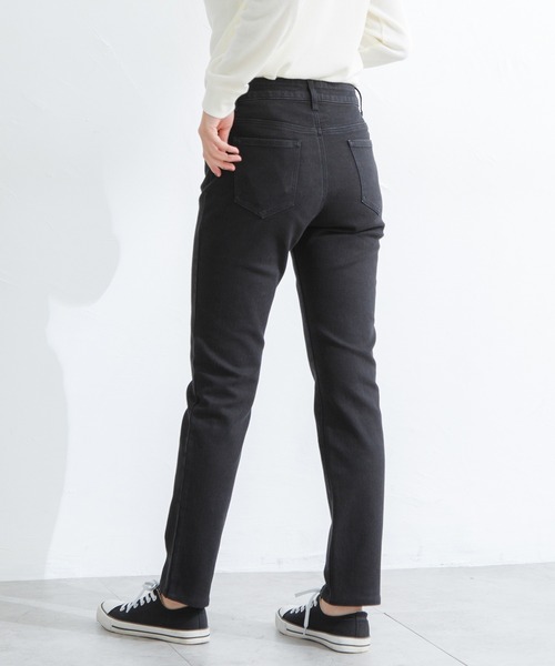 Honeys(ハニーズ)の「デニムスキニー(股下70cm)(デニムパンツ・レディース・ブラック/ライトインディゴブルー/ワンウォッシュ・LL/SS/S/M/L)」の6枚目の写真