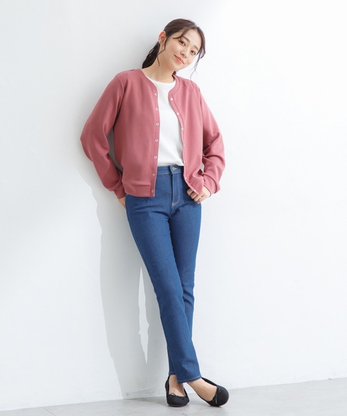 Honeys(ハニーズ)の「デニムスキニー(股下70cm)(デニムパンツ・レディース・ブラック/ライトインディゴブルー/ワンウォッシュ・LL/SS/S/M/L)」の10枚目の写真