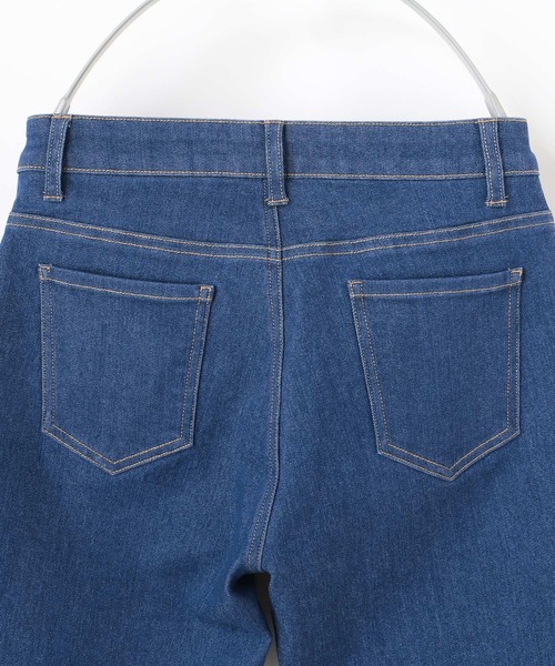 Honeys(ハニーズ)の「デニムスキニー(股下70cm)(デニムパンツ・レディース・ブラック/ライトインディゴブルー/ワンウォッシュ・LL/SS/S/M/L)」の17枚目の写真