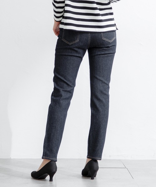 Honeys(ハニーズ)の「デニムスキニー(股下70cm)(デニムパンツ・レディース・ブラック/ライトインディゴブルー/ワンウォッシュ・LL/SS/S/M/L)」の22枚目の写真