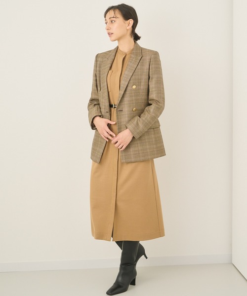 ANAYI（アナイ）の「グレンオーバーチェックダブル ジャケット（その他