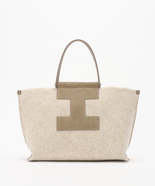 IACUCCI（イアクッチ）の「ソルベット M FELTRO MONOREWOOLY（トートバッグ・レディース・グレー/ベージュ系その他・FREE）」の7枚目の写真