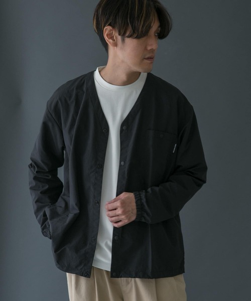 BURLAP OUTFITTER(バーラップアウトフィッター)の「『別注』BURLAP OUTFITTER×DOORS Supplex Nylon CARDIGAN2(ブルゾン・メンズ・ブラック/パープル/グリーン/ボルドー/グレー系その他・MEDIUM/LARGE)」の17枚目の写真