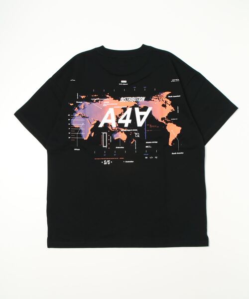 A4A(エーフォーエー)の「A4A(エーフォーエー) EARTH 半袖Tシャツ(Tシャツ/カットソー・メンズ・ブラック/ホワイト・F)」の4枚目の写真