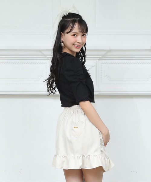 PINKHUNT（ピンクハント）の「PINKHUNT くしゅくしゅギャザースカート 7210K（スカート・キッズ・ブラウン/ブラック・130cm/150cm/140cm/160cm/120cm）」の15枚目の写真
