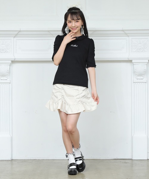 PINKHUNT（ピンクハント）の「PINKHUNT くしゅくしゅギャザースカート 7210K（スカート・キッズ・ブラウン/ブラック・130cm/150cm/140cm/160cm/120cm）」の16枚目の写真