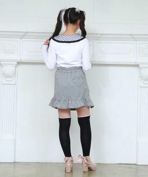 PINKHUNT（ピンクハント）の「PINKHUNT くしゅくしゅギャザースカート 7210K（スカート・キッズ・ブラウン/ブラック・130cm/150cm/140cm/160cm/120cm）」の21枚目の写真