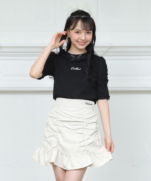 PINKHUNT（ピンクハント）の「PINKHUNT くしゅくしゅギャザースカート 7210K（スカート・キッズ・ブラウン/ブラック・130cm/150cm/140cm/160cm/120cm）」の11枚目の写真