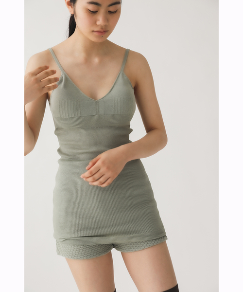 【NAKES /ネイクス】 BRA タンクトップ 15,400円 nakes/ネイクス】 knit bra tank（タンクトップ）｜EMILY WEEK