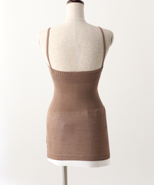 nakes/ネイクス】V Neck Knit Bra Tank◇（タンクトップ