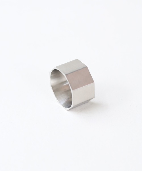 minsobi(ミンソビ)の「オクタゴンリング(リング・メンズ・Silver・S/M/L)」の4枚目の写真