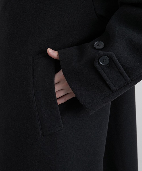 JUNRED（ジュンレッド）の「ウーリーニットラグランオーバートレンチコート（トレンチコート・メンズ・ライトグレー/ブラック/グリーン・S/M/L）」の20枚目の写真