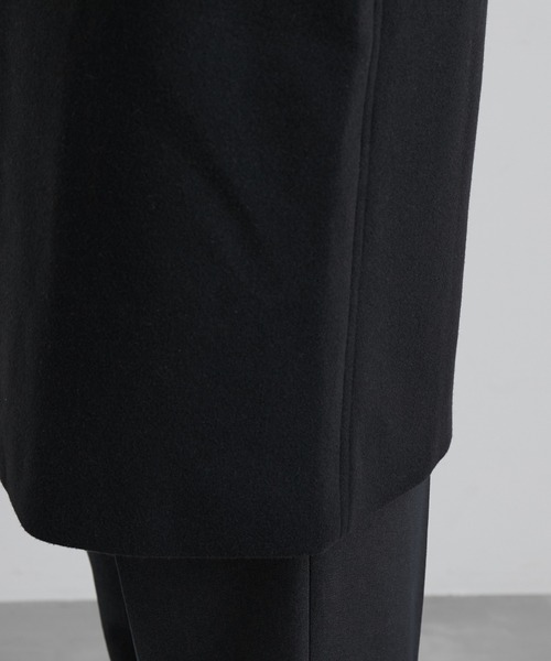 JUNRED（ジュンレッド）の「ウーリーニットラグランオーバートレンチコート（トレンチコート・メンズ・ライトグレー/ブラック/グリーン・S/M/L）」の17枚目の写真